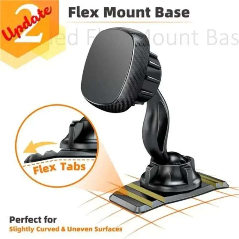 Magnetic Car Phone Mount for Vehicle Dashboard with Strong Magnet